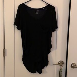 Black long T-shirt